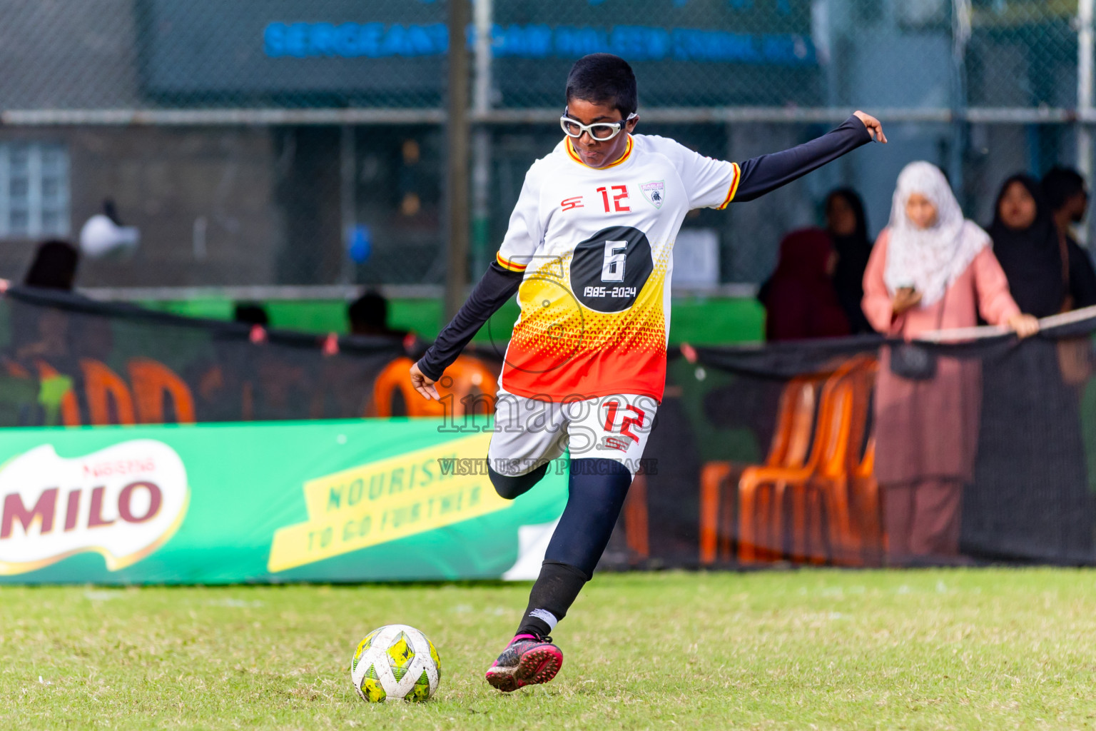 Day 1 of MILO Academy Championship 2024 - U12 was held at Henveiru Grounds in Male', Maldives on Sunday, 7th July 2024. Photos: Nausham Waheed / images.mv