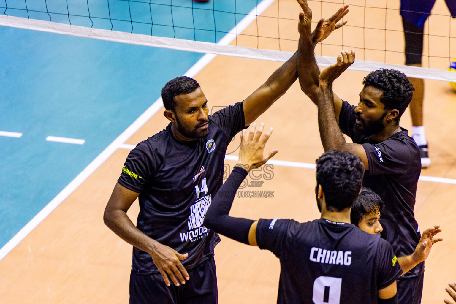 Sports Club City vs Dhivehi Sifainge Club in Semi Final of MILO VAM Cup 2024 Men's Division was held in Social Center Indoor Hall on Friday, 1st September 2024. Photos: Nausham Waheed / images.mv