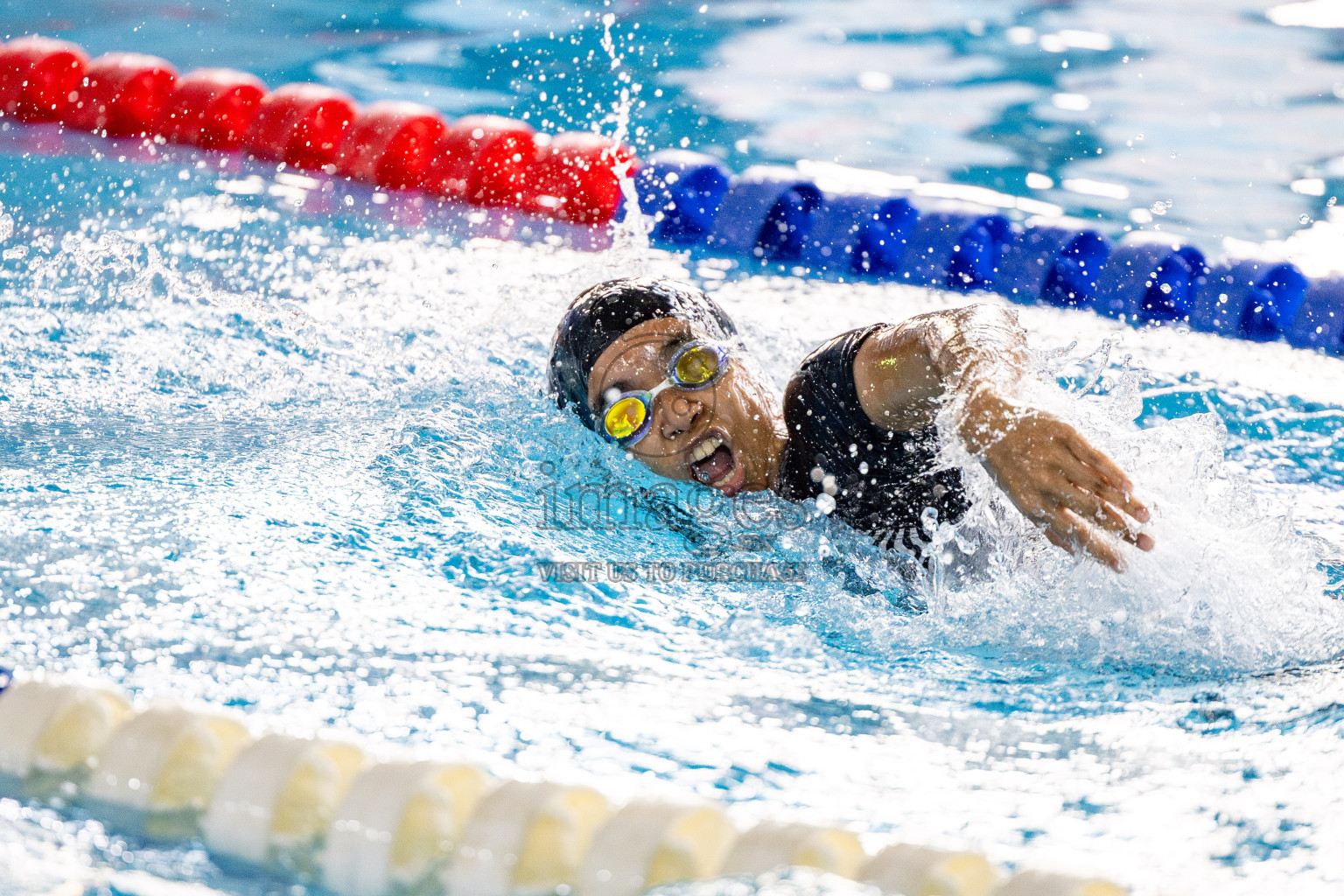 Day 6 of National Swimming Competition 2024 held in Hulhumale', Maldives on Wednesday, 18th December 2024. 
Photos: Hassan Simah / images.mv