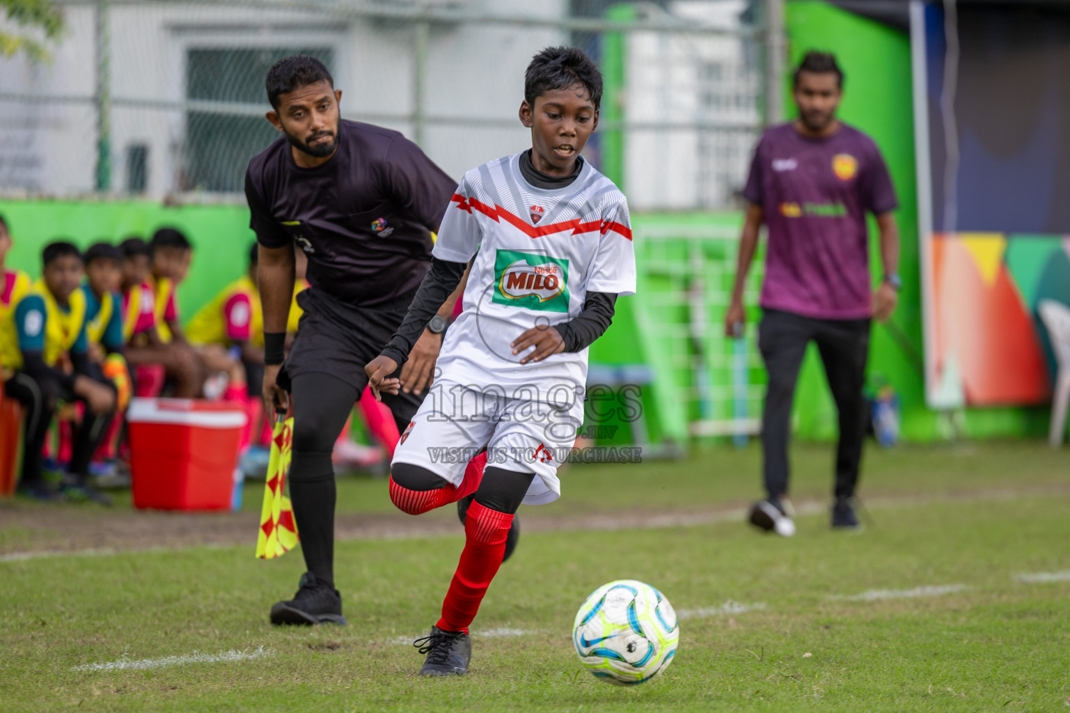 Dhivehi Youth League 2024 - Day 1. Matches held at Henveiru Stadium on 21st November 2024 , Thursday. Photos: Ismail Thoriq/ Images.mv