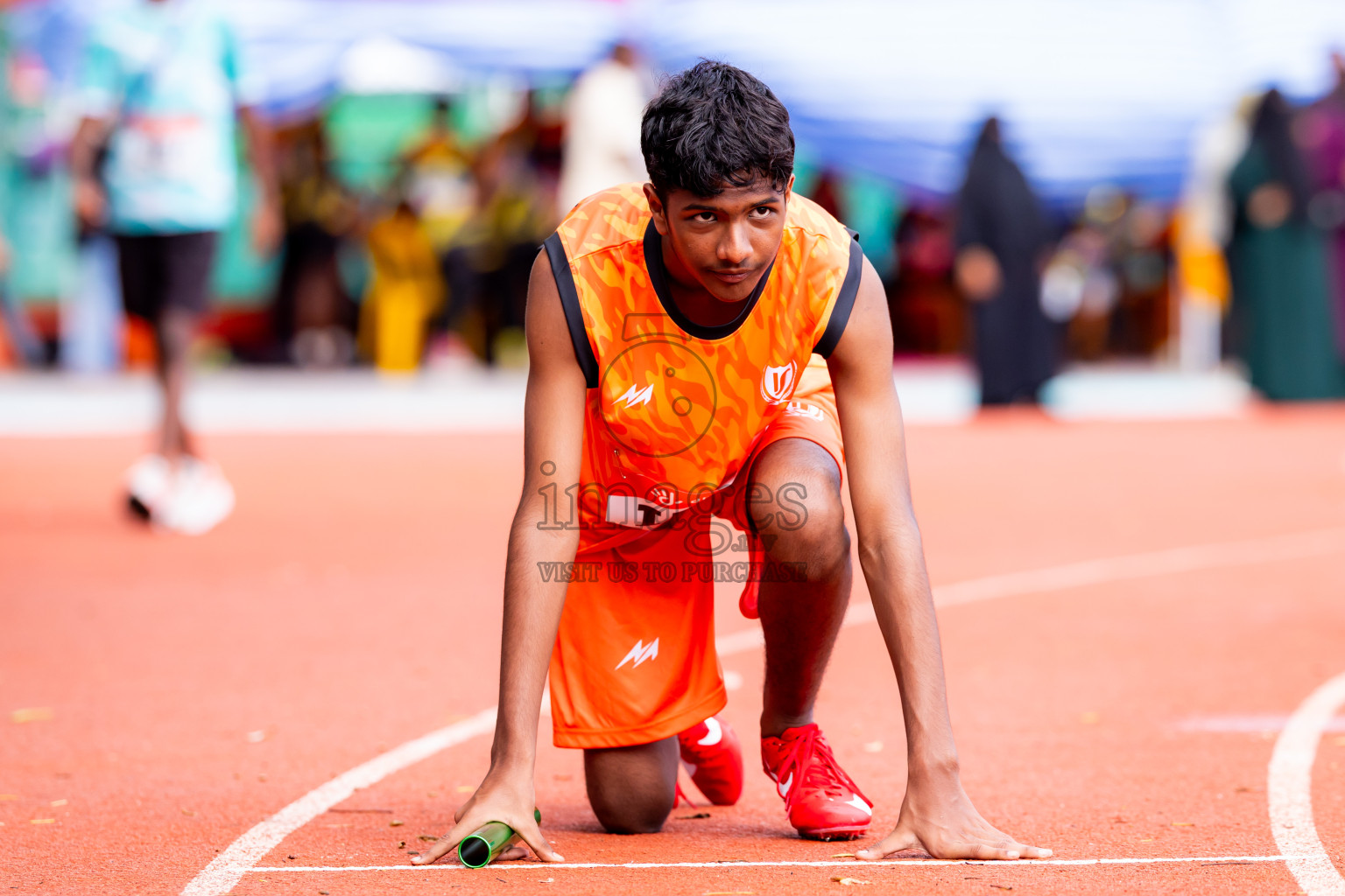 Day 6 of Inter-school Athletics Championship 2025 held in Ekuveni Synthetic Track, Male', Maldives on Sunday, 12th October 2025. Photos by: Nausham Waheed / Images.mv