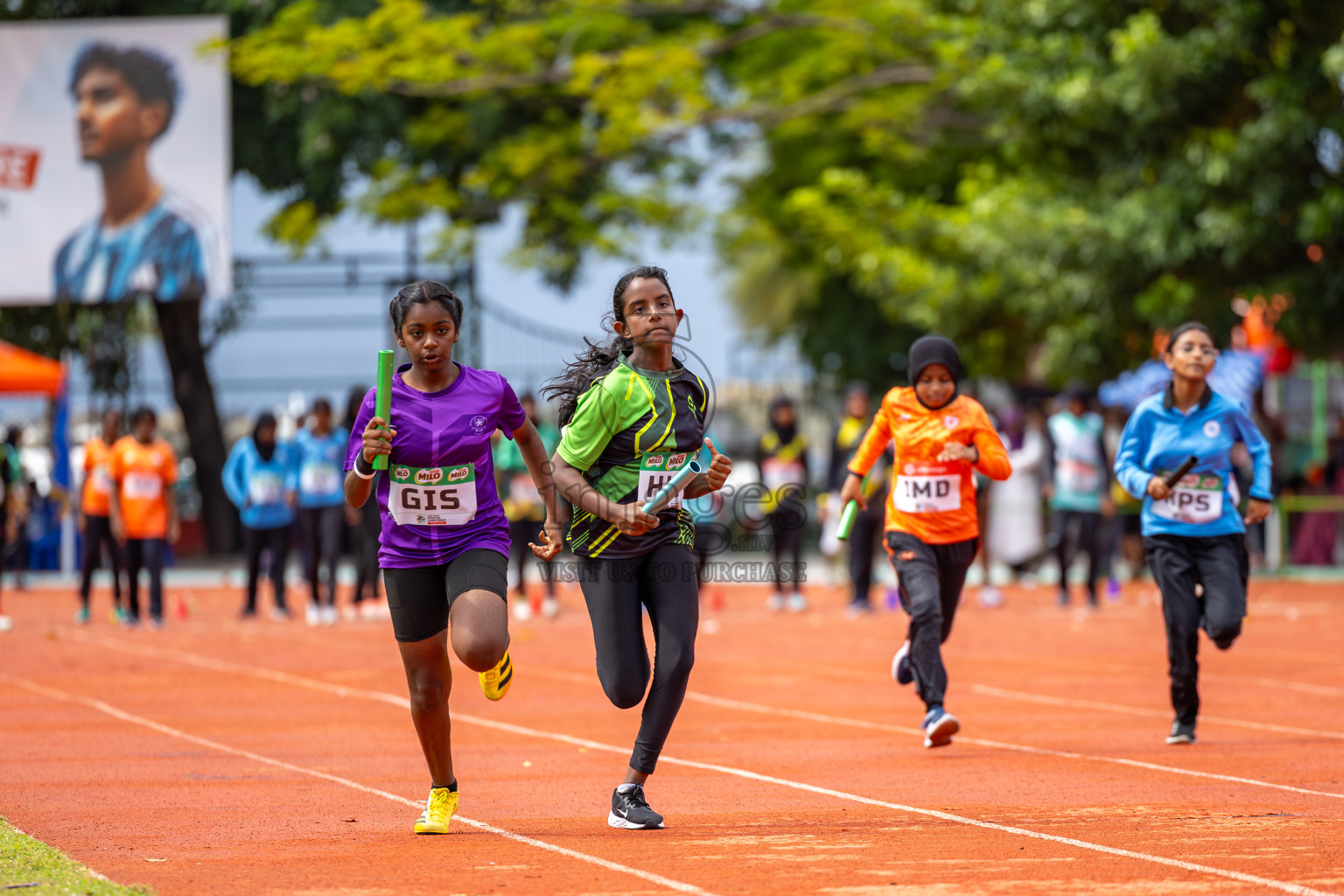 Day 6 of Inter-school Athletics Championship 2025 held in Ekuveni Synthetic Track, Male', Maldives on Sunday, 12th October 2025. Photos by: Ismail Thoriq / Images.mv