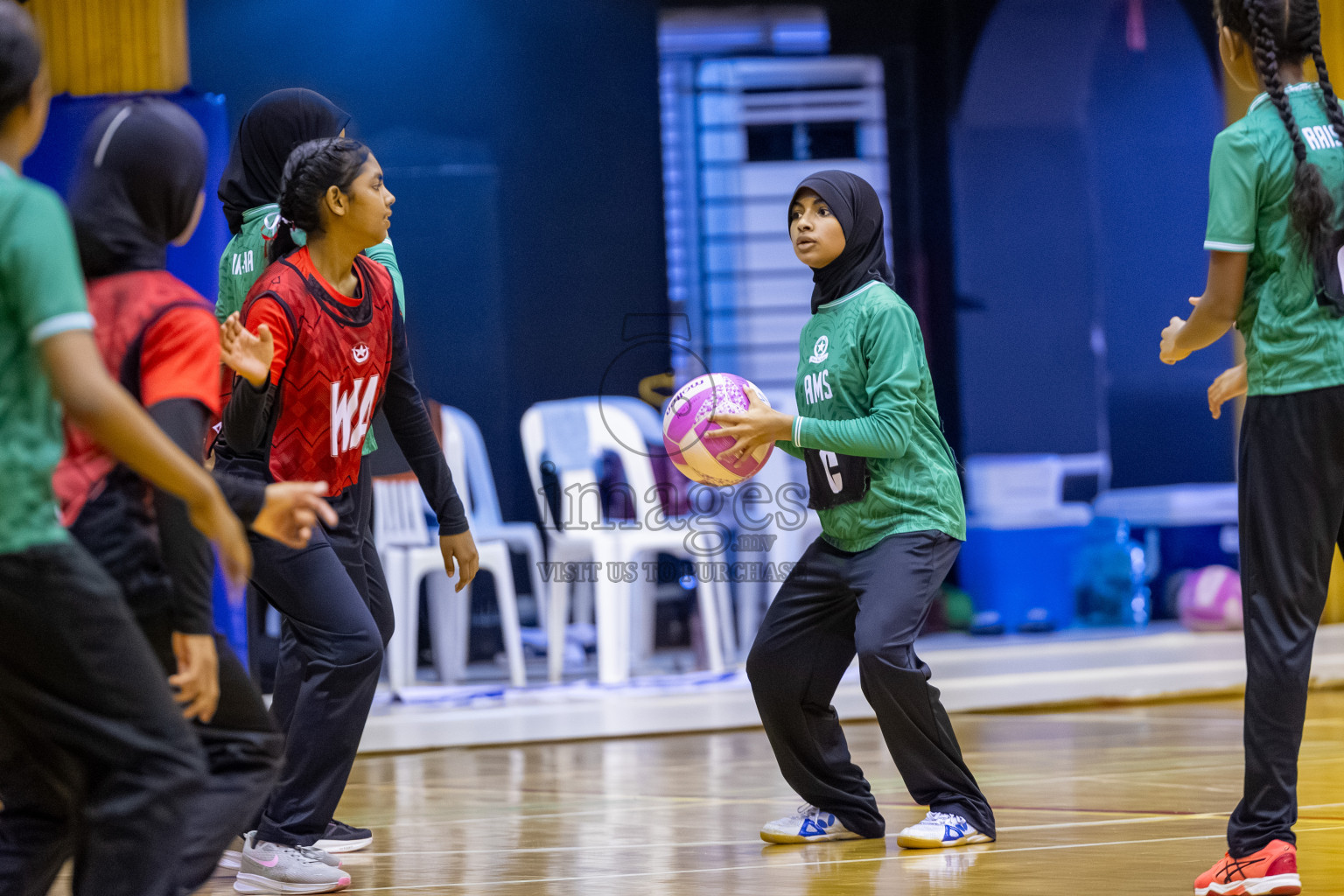 Day 13 of 26th Inter-School Netball Tournament 2025 was held in Social Center Indoor Hall on Saturday, 1st November 2025. Photos: Ismail Thoriq / images.mv