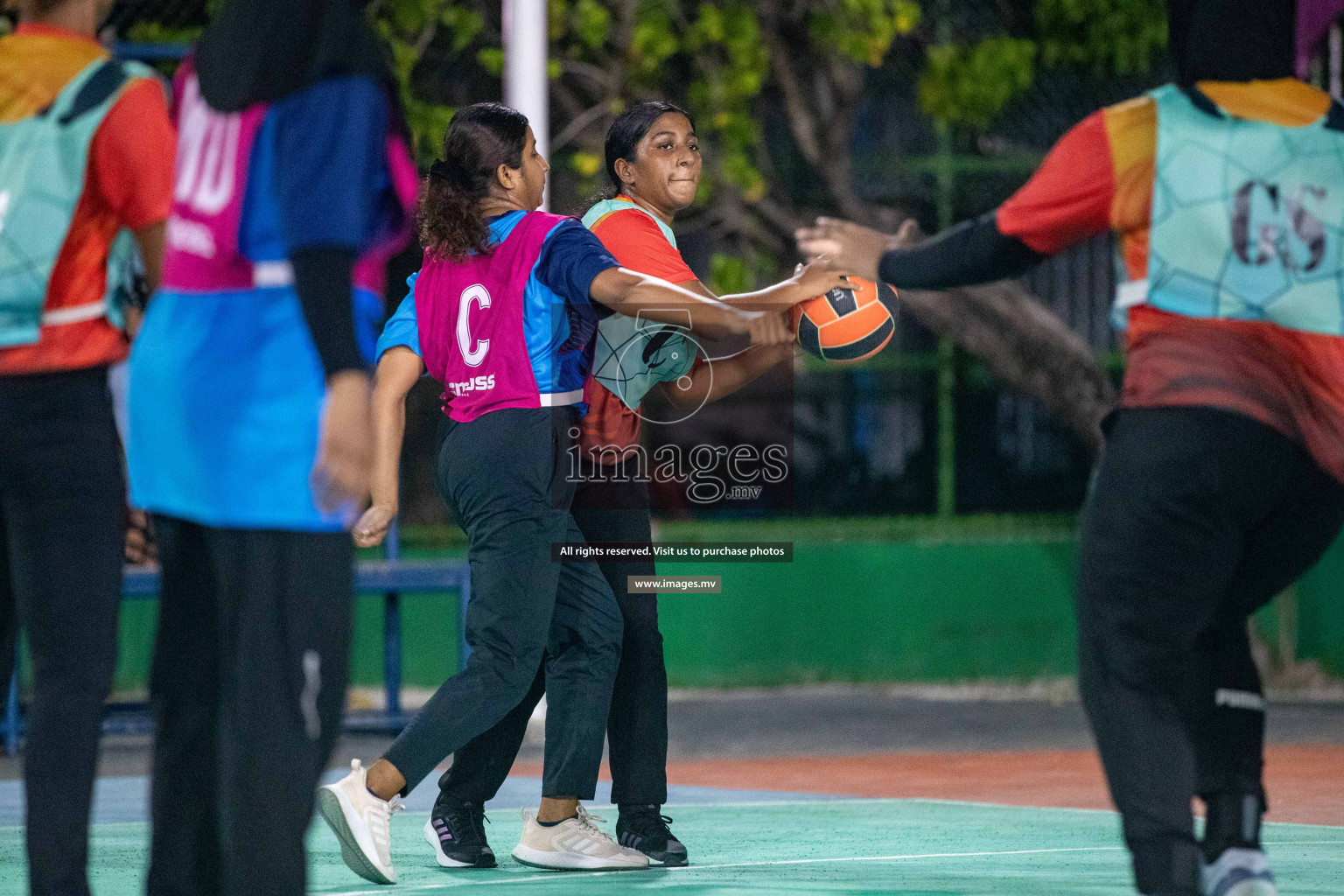 Day 7 of 20th Milo National Netball Tournament 2023, held in Synthetic Netball Court, Male', Maldives on 5th June 2023 Photos: Nausham Waheed/ Images.mv