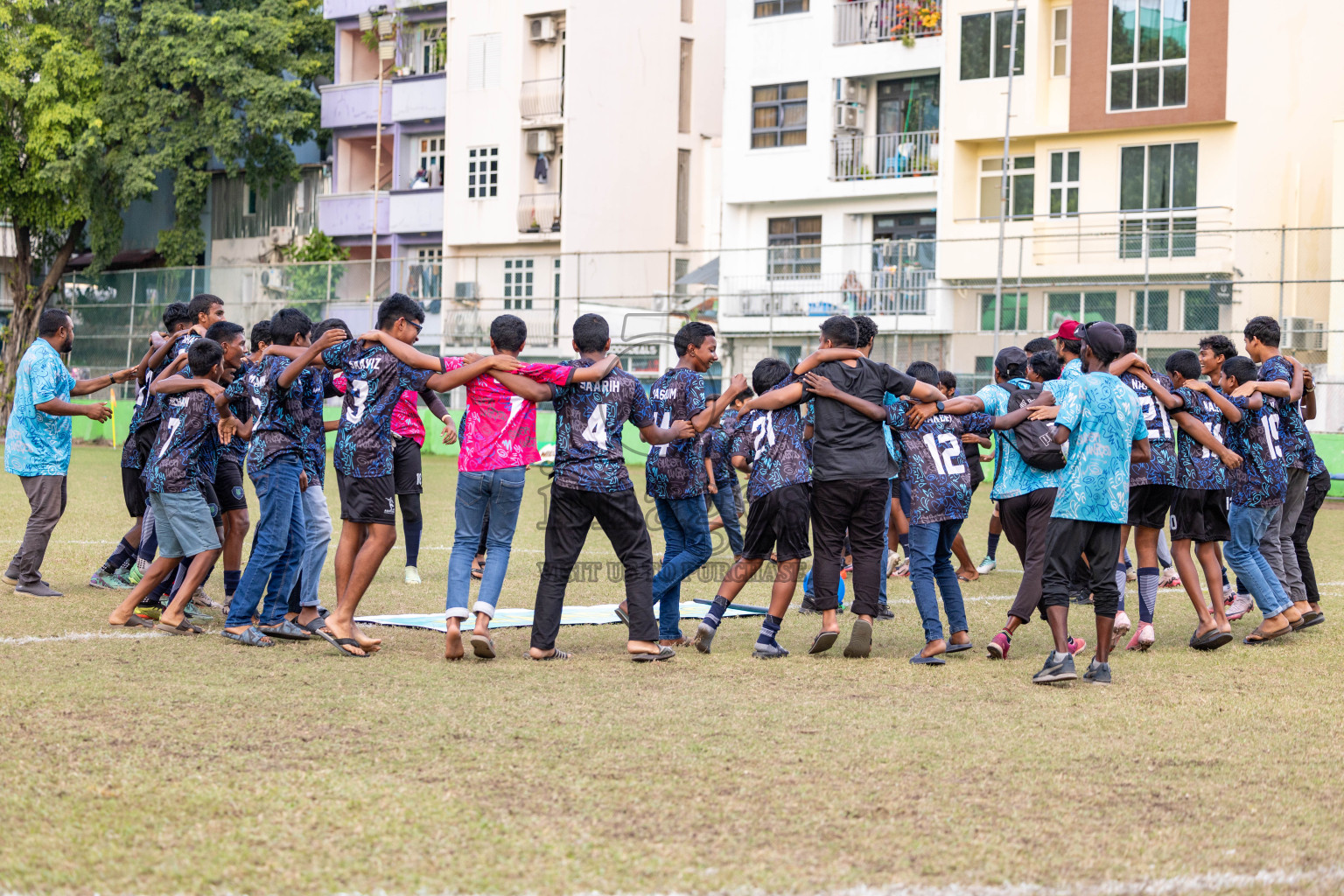 Day 4 of MILO Academy Championship 2024 (U-14) was held in Henveyru Stadium, Male', Maldives on Sunday, 3rd November 2024. Photos: Hassan Simah / Images.mv