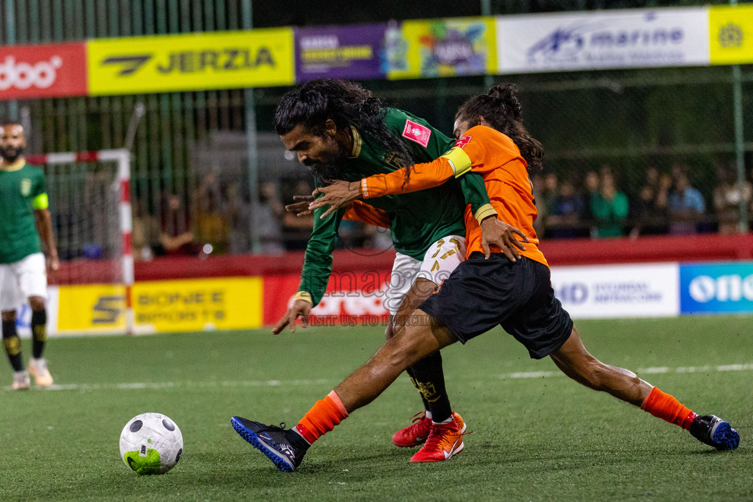 Th Thimarafushi vs Th Hirilandhoo in Day 3 of Golden Futsal Challenge 2024 was held on Wednesday, 17th January 2024, in Hulhumale', Maldives
Photos: Ismail Thoriq / images.mv