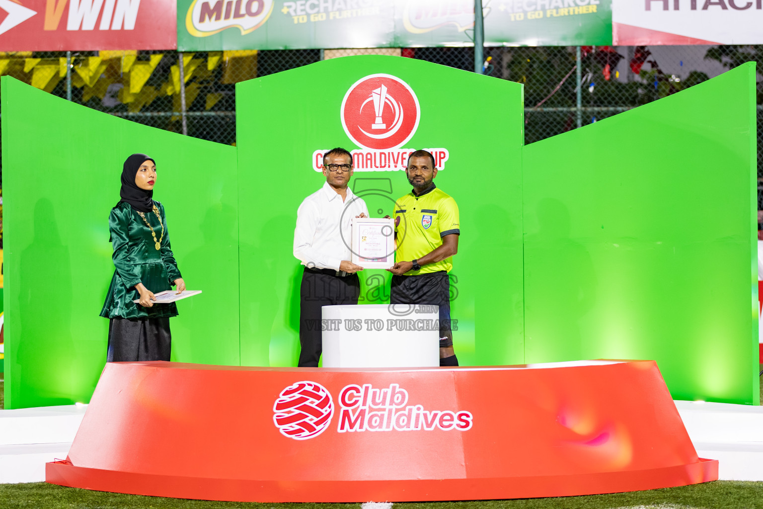 RRC vs STO RC in the Finals of Club Maldives Cup 2025 was held in Rehendhi Futsal Ground, Hulhumale', Maldives on Saturday, 25th October 2025. 
Photos: Hassan Simah / images.mv