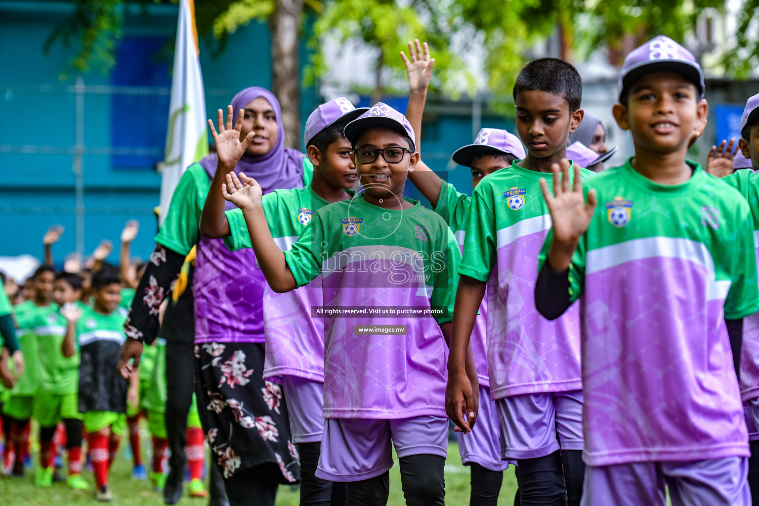 Day 1 of Milo Kids Football Fiesta 2022 was held in Male', Maldives on 19th October 2022. Photos: Nausham Waheed/ images.mv