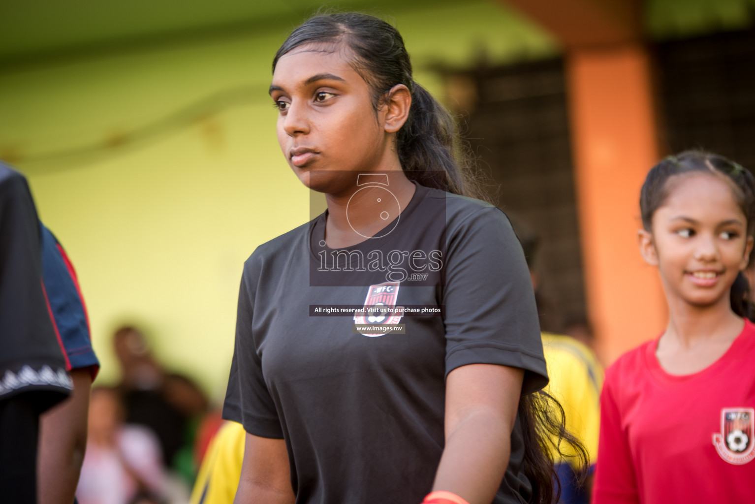 Friendly Match between Women Football's Academy vs Elizabeth Moir School held in Henveiru Stadium, Male' on 31st March 2019. (Photos: Ismail Thoriq / images.mv)