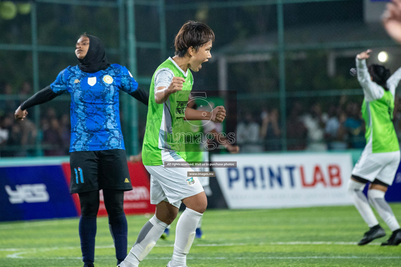 orts Limited vs WAMCO - in the Finals 18/30 Women's Futsal Fiesta 2021 held in Hulhumale, Maldives on 18 December 2021. Photos by Shuu Abdul Sattar