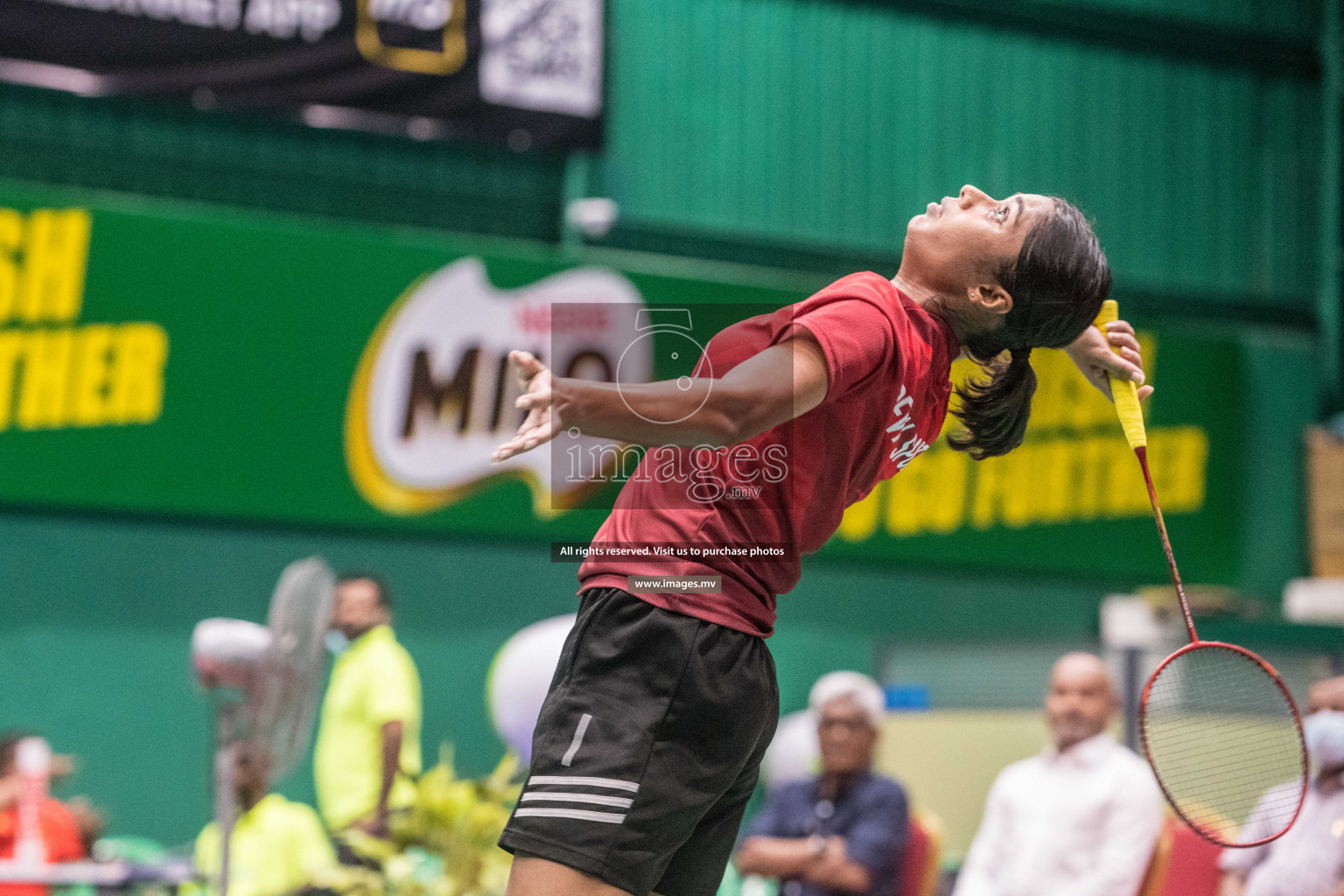 Day 2 of Badminton association mixed group championship 2021 held in Male', Maldives Photos by Nausham Waheed