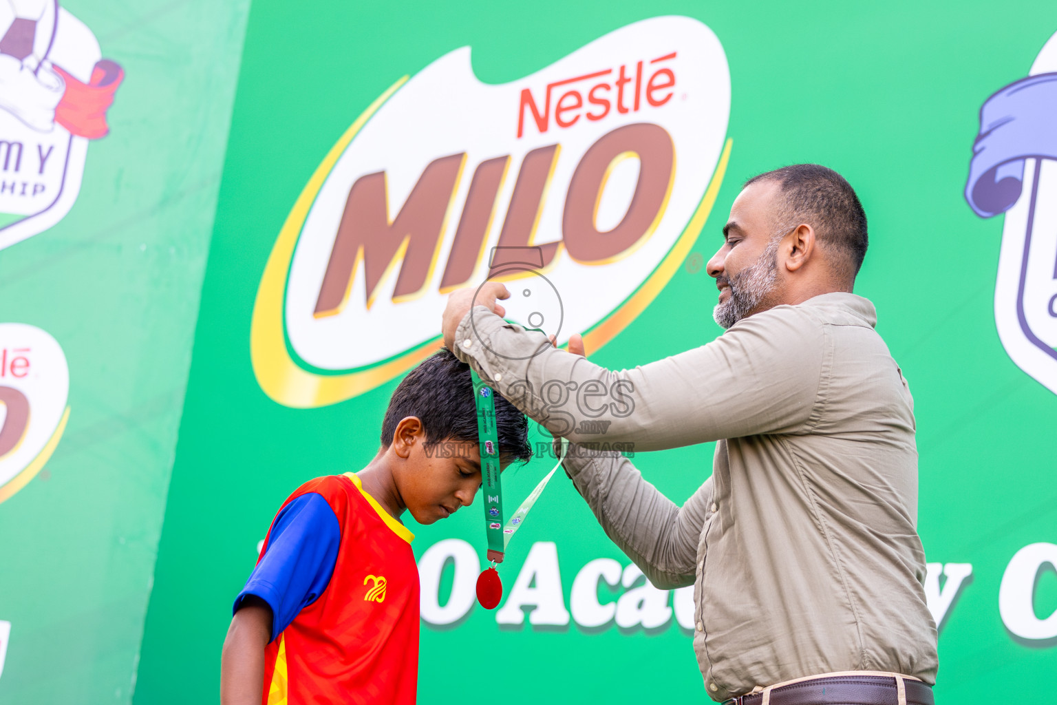 Day 3 of MILO Academy Championship 2025 (U-12) was held at Henveiru Stadium in Male', Maldives on Saturday, 3rd May 2025. Photos: Ismail Thoriq / images.mv
