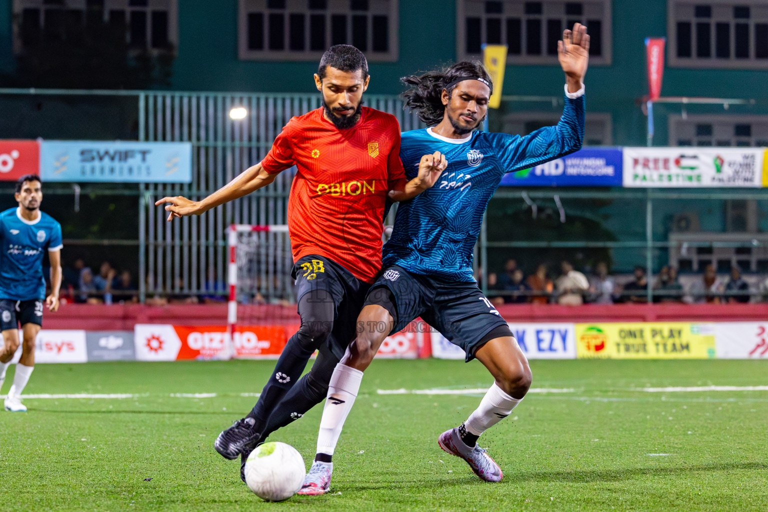 HDh Naivaadhoo vs HDh Nolhivaran on Day 37 of Golden Futsal Challenge 2024 was held on Thursday, 22nd February 2024, in Hulhumale', Maldives
Photos: Mohamed Mahfooz Moosa/ images.mv