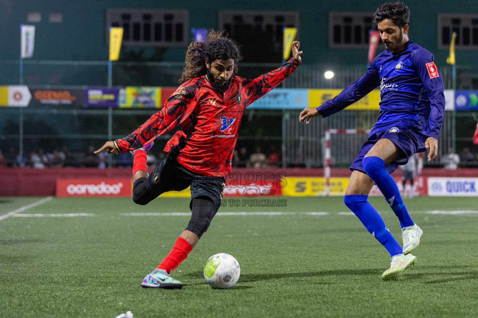 GA Kondey vs GA Dhaandhoo in Day 9 of Golden Futsal Challenge 2024 was held on Tuesday, 23rd January 2024, in Hulhumale', Maldives Photos: Nausham Waheed / images.mv