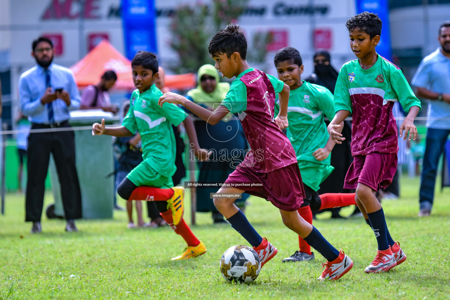 Day 1 of Milo Kids Football Fiesta 2022 was held in Male', Maldives on 19th October 2022. Photos: Nausham Waheed/ images.mv