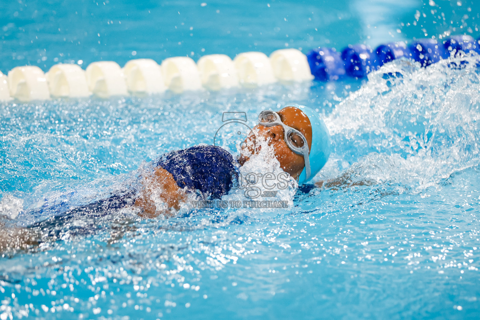 Day 4 of BML 6th National Kids Swimming Kids Festival 2025 held in Hulhumale', Maldives on Thursday, 6th November 2024. 
Photos: Hassan Simah / images.mv