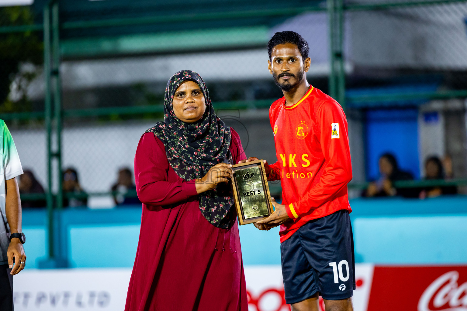 Dee Ess Kay vs Kovigoani in Final of Laamehi Dhiggaru Ekuveri Futsal Challenge 2024 was held on Wednesday, 31st July 2024, at Dhiggaru Futsal Ground, Dhiggaru, Maldives Photos: Nausham Waheed / images.mv