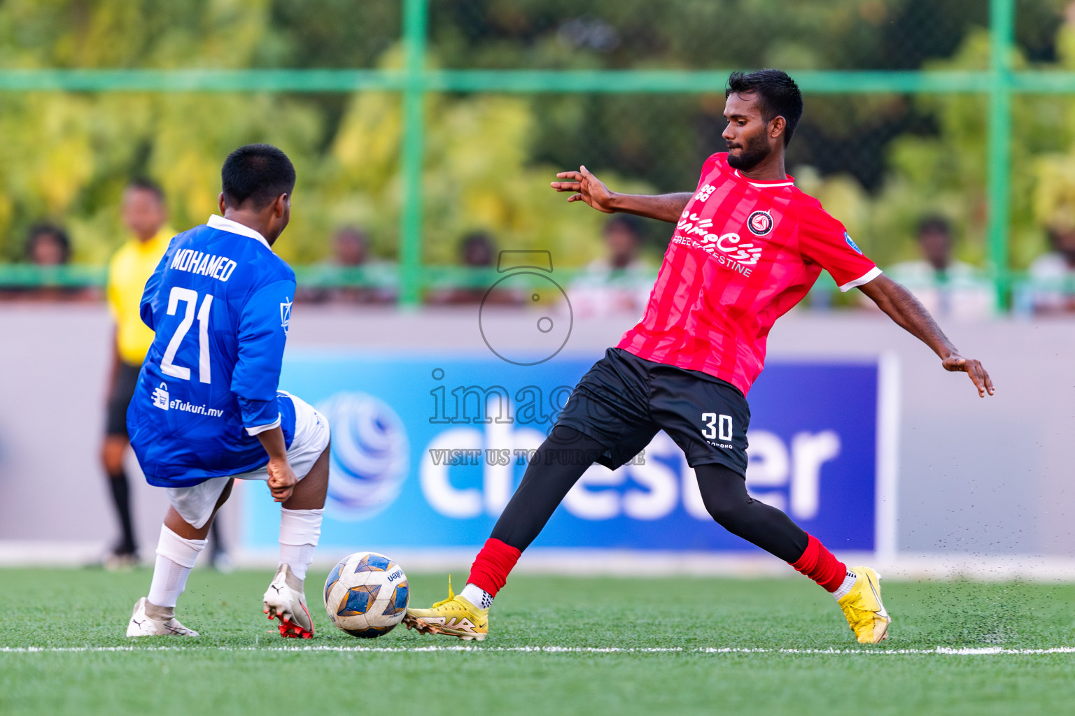 Furious FC vs Chester Academy from Manadhoo Council Cup 2024 in N Manadhoo Maldives on Thursday, 22nd February 2023. Photos: Nausham Waheed / images.mv