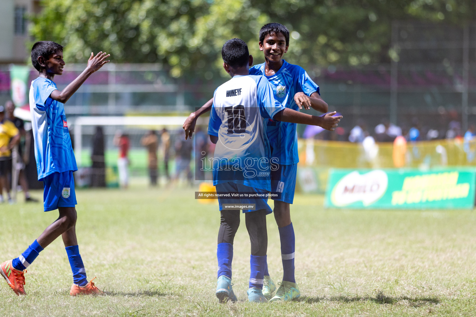 Day 2 of MILO Academy Championship 2023 (U12) was held in Henveiru Football Grounds, Male', Maldives, on Saturday, 19th August 2023. Photos: Nausham Waheedh / images.mv