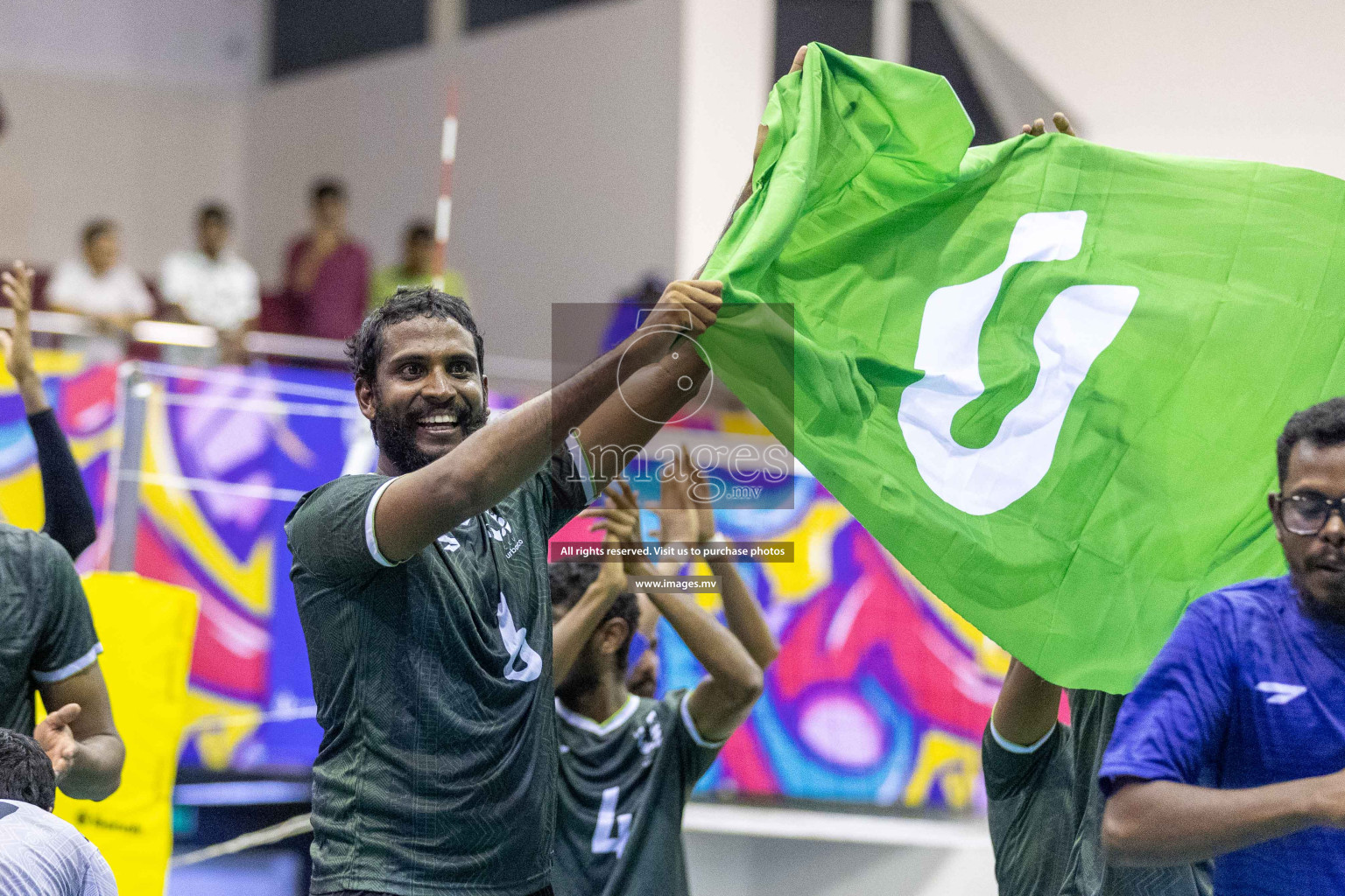 Final of Inter Company-Office Volleyball Tournament 2023 was held in Social Center, Male', Maldives on Saturday, 20th May 2023.  Photos: Ismail Thoriq / images.mv