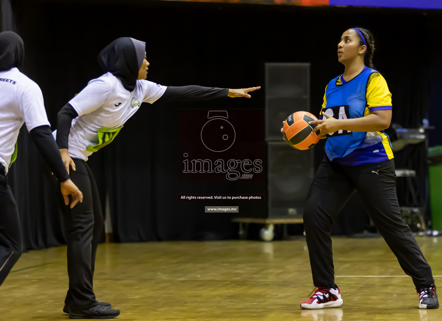 Club Green Streets vs KYRS in the Milo National Netball Tournament 2022 on 21 July 2022, held in Social Center, Male', Maldives. Photographer: Shuu / Images.mv