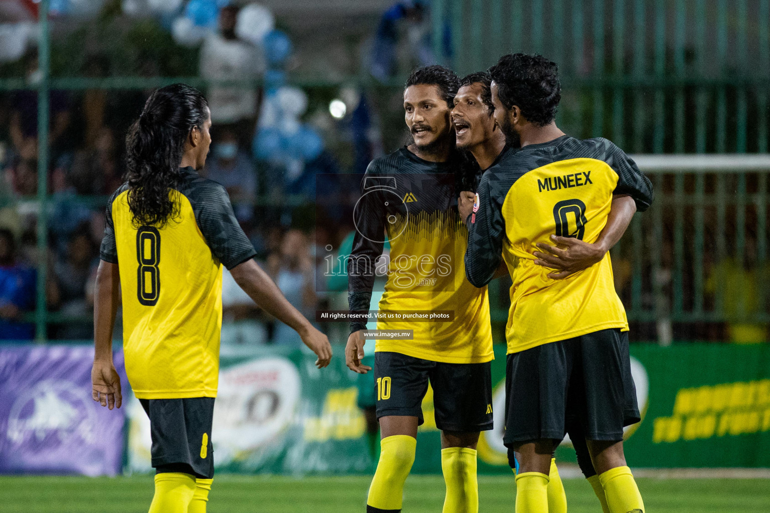 Team MPL vs Team RRC in the Quarter Finals of Club Maldives 2021 held at Hulhumale'; on 13th December 2021 Photos:Shu Abdul Sattar / images/mv