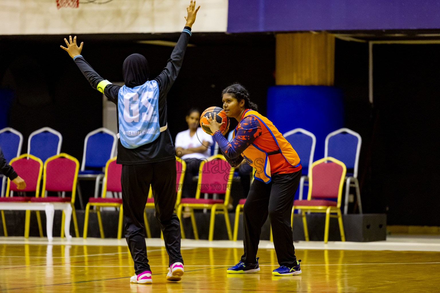 Day 6 of 25th Inter-School Netball Tournament was held in Social Center at Male', Maldives on Thursday, 15th August 2024. Photos: Nausham Waheed / images.mv