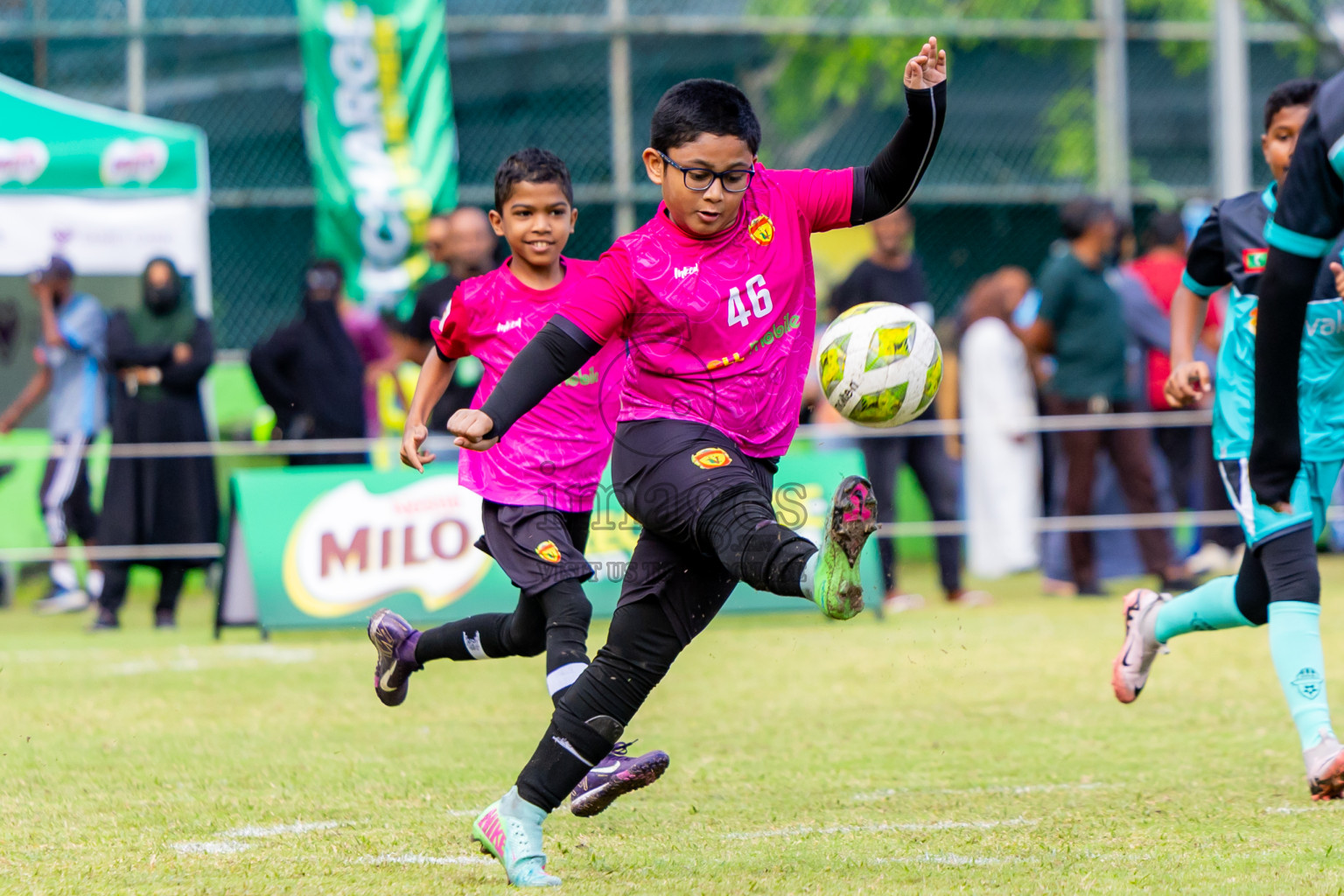 Day 1 of MILO Academy Championship 2025 (U-12) was held at Henveiru Stadium in Male', Maldives on Thursday, 1st May 2025. Photos: Nausham Waheed / images.mv