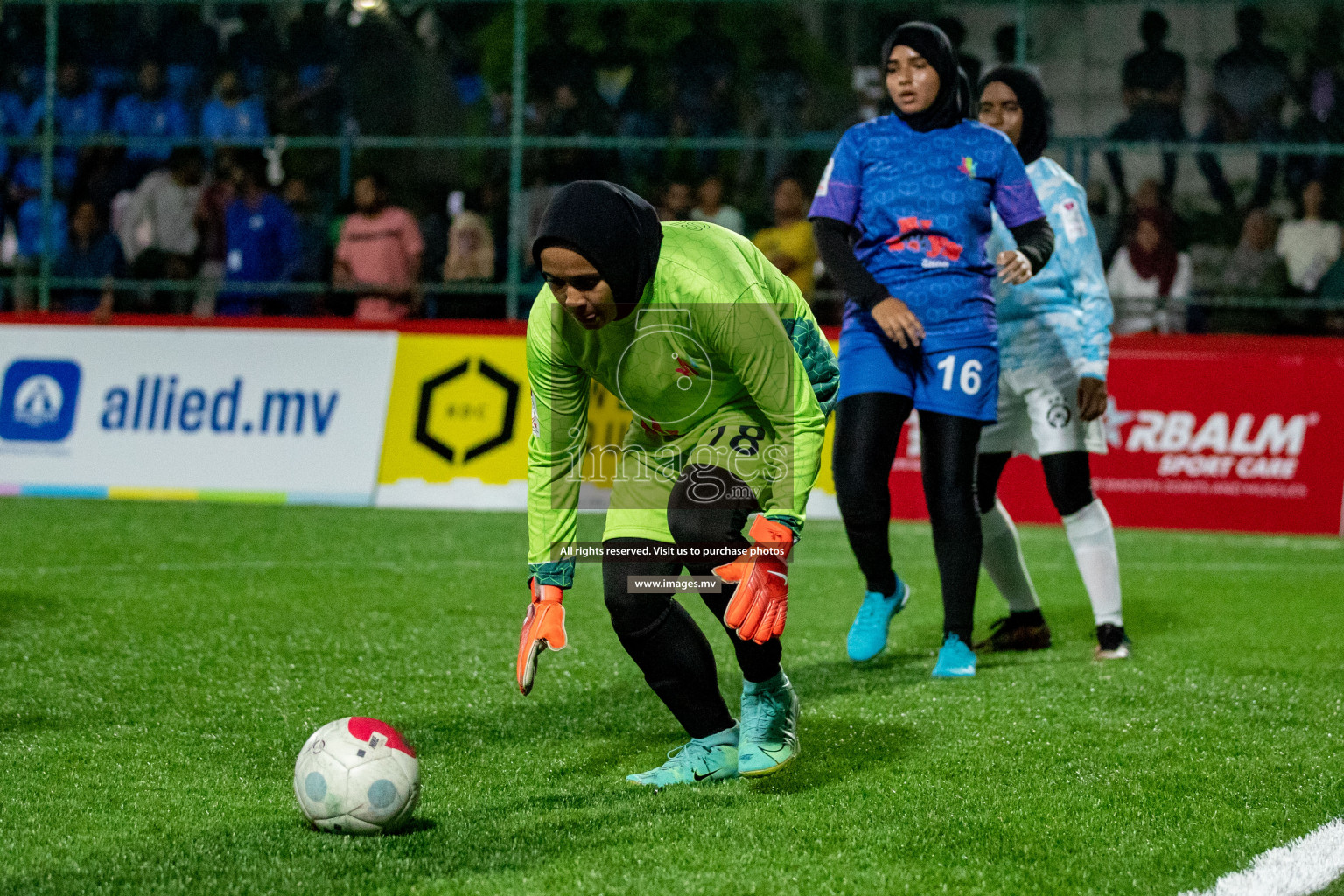 MPL vs Club MYS in Eighteen Thirty Women's Futsal Fiesta 2022 was held in Hulhumale', Maldives on Monday, 21st October 2022. Photos: Hassan Simah / images.mv