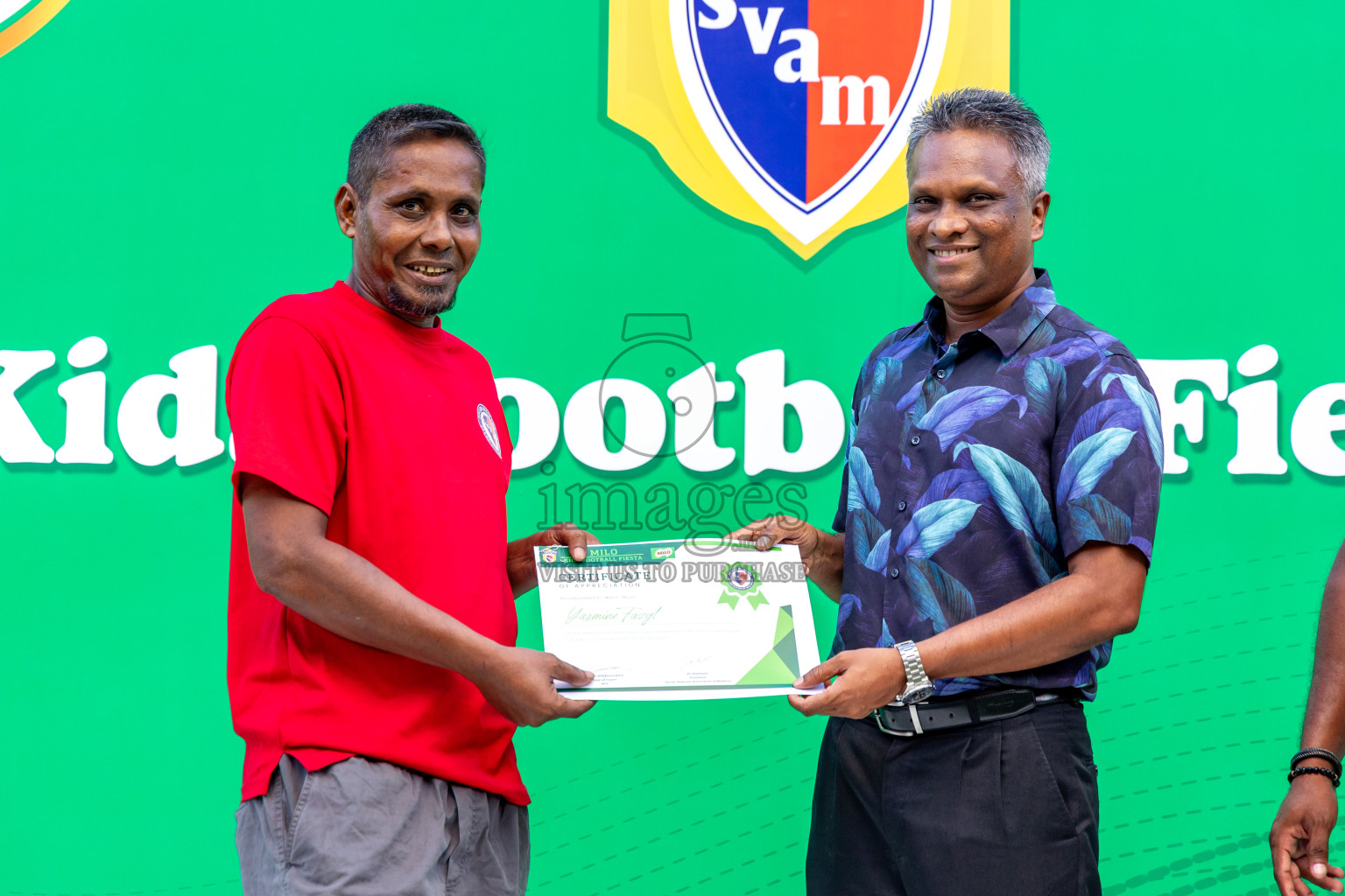 Day 2 of MILO Kids Football Fiesta was held at National Stadium in Male', Maldives on Saturday, 24th February 2024.