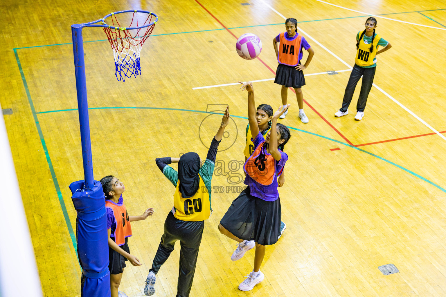 Finals of 26th Inter-School Netball Tournament 2025 was held in Social Center Indoor Hall on Saturday, 8th November 2025. Photos: Areef Adam / images.mv