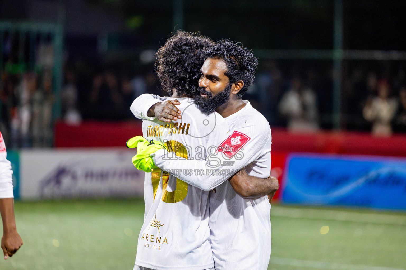 K Maafushi vs K Kaashidhoo in Kaafu Atoll Finals Day 27 of Golden Futsal Challenge 2025 was held on Friday , 31st January 2025, in Hulhumale', Maldives. Photos: Nausham Waheed / images.mv