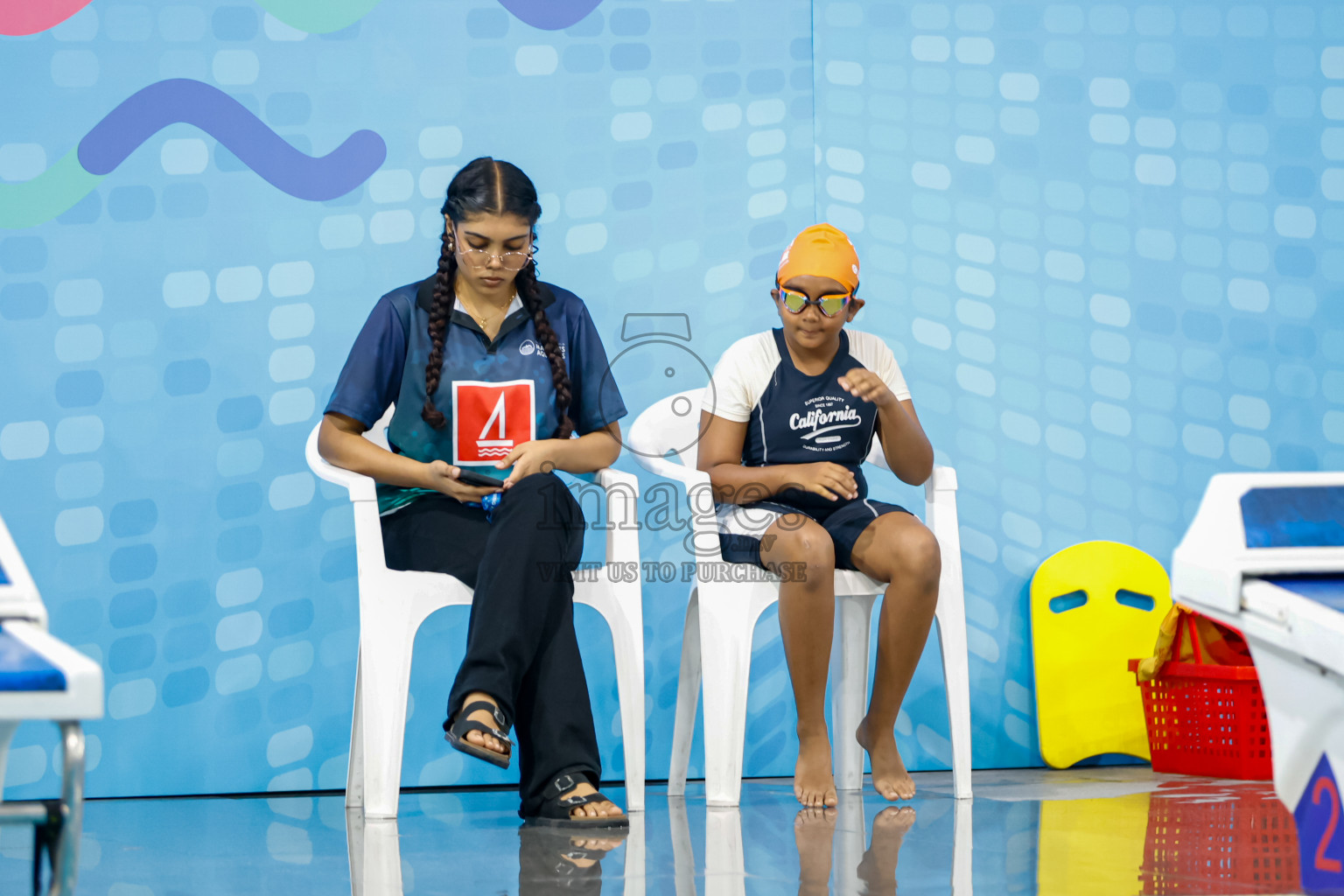 Day 4 of BML 6th National Kids Swimming Kids Festival 2025 held in Hulhumale', Maldives on Thursday, 6th November 2024. 
Photos: Hassan Simah / images.mv