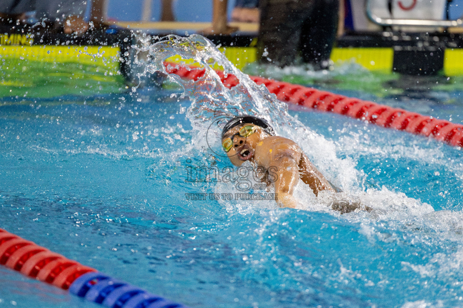 Day 4 of National Swimming Competition 2024 held in Hulhumale', Maldives on Monday, 16th December 2024. 
Photos: Hassan Simah / images.mv