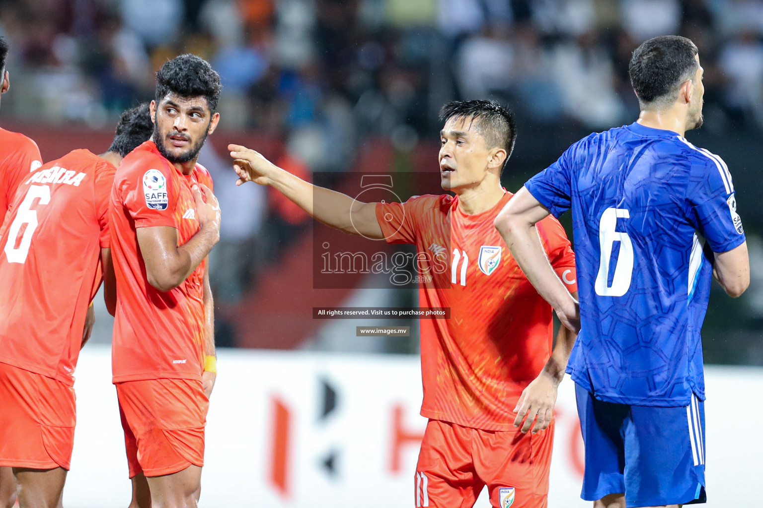 Kuwait vs India in the Final of SAFF Championship 2023 held in Sree Kanteerava Stadium, Bengaluru, India, on Tuesday, 4th July 2023. Photos: Nausham Waheed, Hassan Simah / images.mv