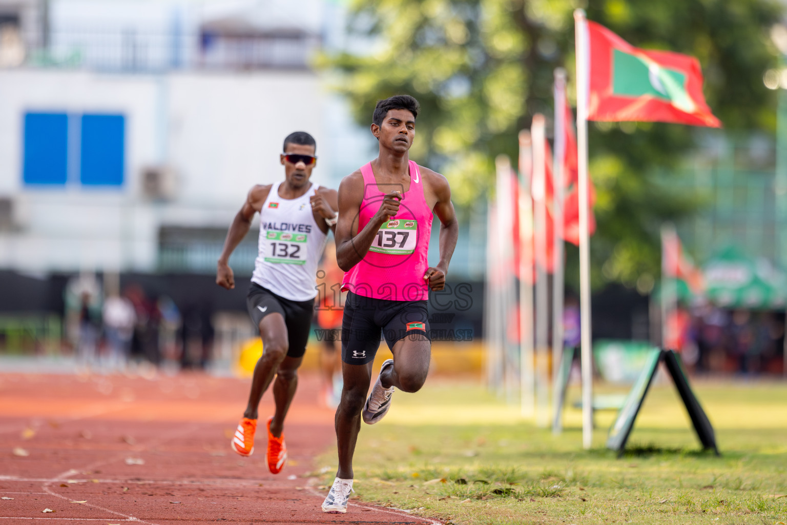 Day 3 of 12th Milo Association Championships was held in Ekuveni Track at Male', Maldives on Saturday, 26th April 2025. Photos: Ismail Thoriq / images.mv