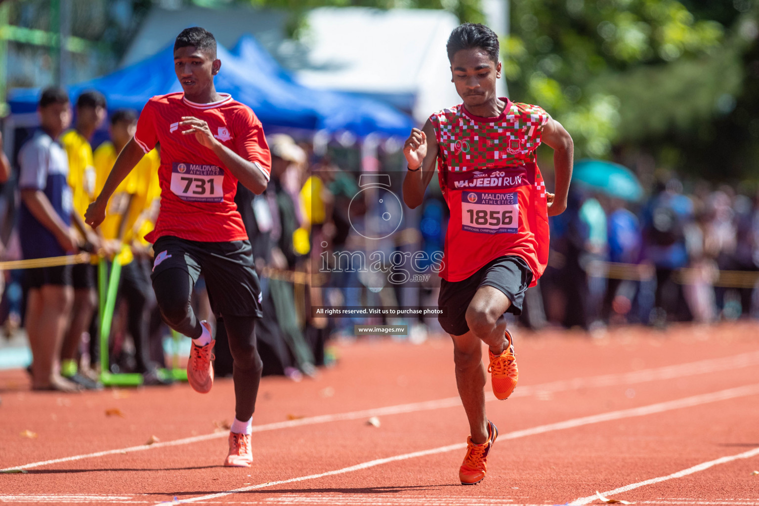 Day 1 of Inter-School Athletics Championship held in Male', Maldives on 22nd May 2022. Photos by: Maanish / images.mv