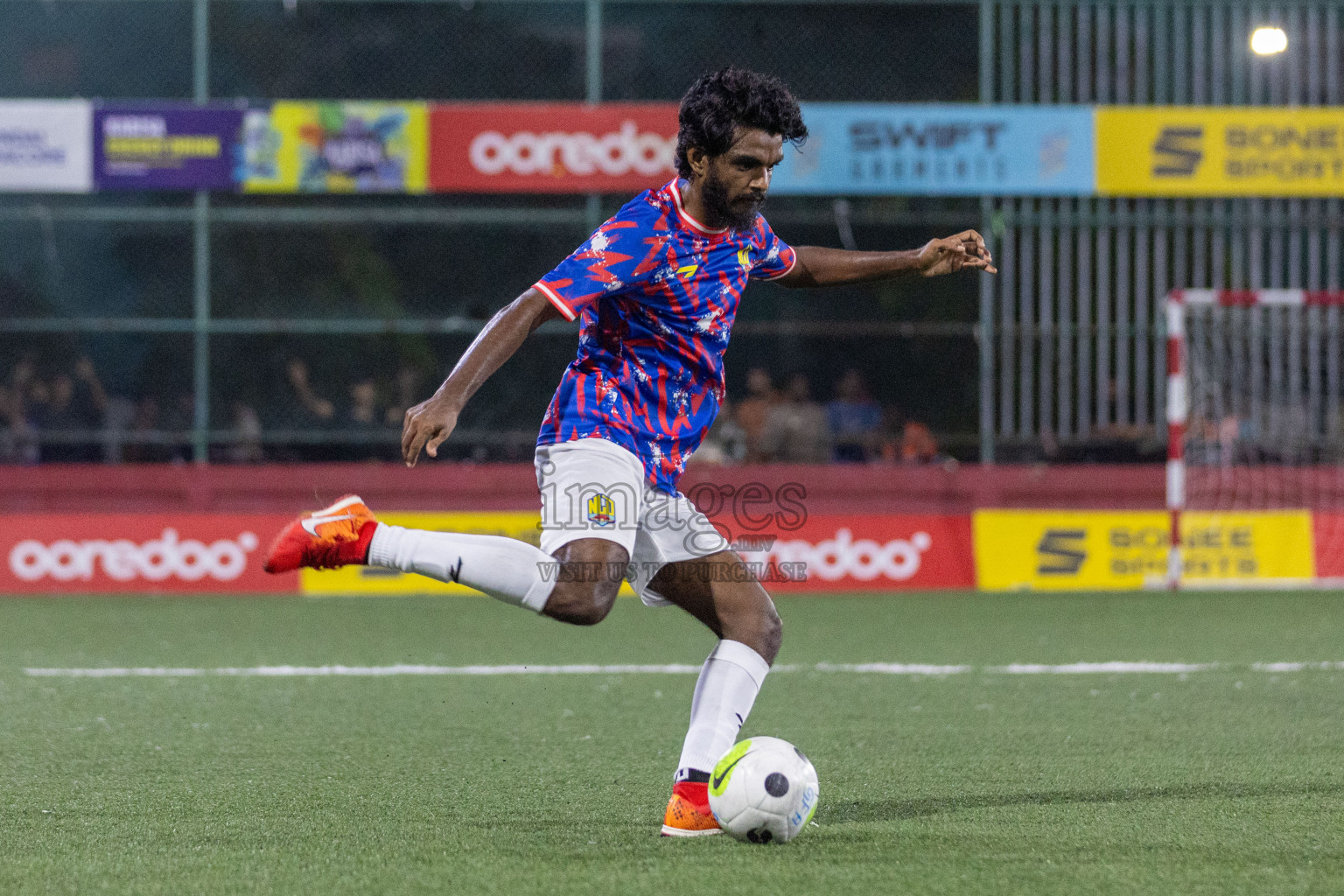 GA. Maamendhoo vs GA. Nilandhoo in Day 1 of Golden Futsal Challenge 2024 was held on Monday, 15th January 2024, in Hulhumale', Maldives Photos: Nausham Waheed  / images.mv