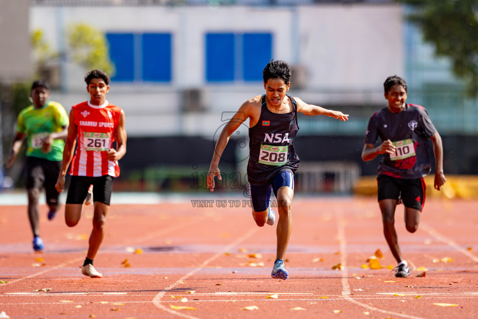 Day 2 of 12th Milo Association Championships was held in Ekuveni Track at Male', Maldives on Friday, 25th April 2025. 
Photos: Hassan Simah / images.mv