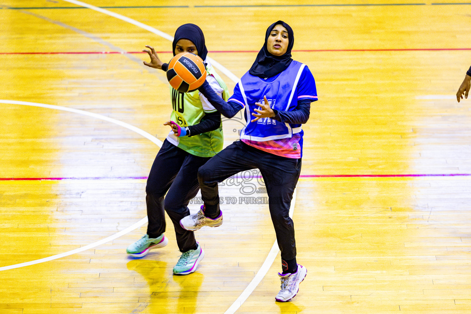 Kulhudhuffushi Youth & Recreation Club vs Sports Club Shining Star in Day 3 of 21st National Netball Tournament was held in Social Canter at Male', Maldives on Saturday, 18th May 2024. Photos: Nausham Waheed / images.mv