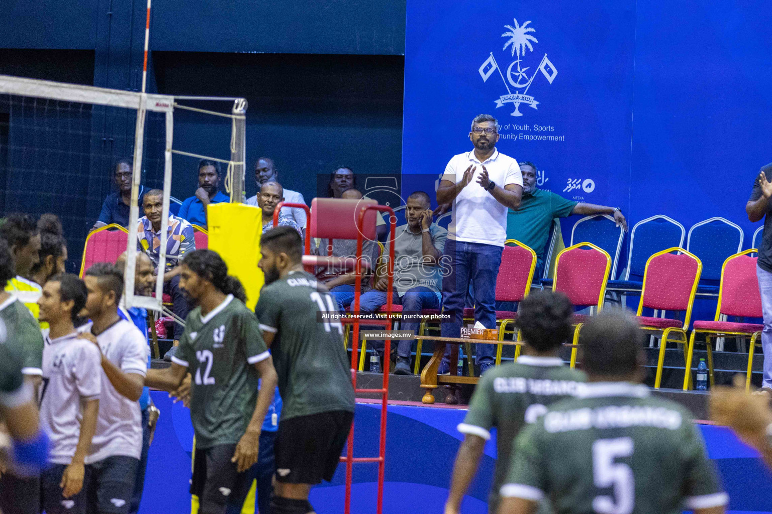 Final of Inter Company-Office Volleyball Tournament 2023 was held in Social Center, Male', Maldives on Saturday, 20th May 2023.  Photos: Ismail Thoriq / images.mv