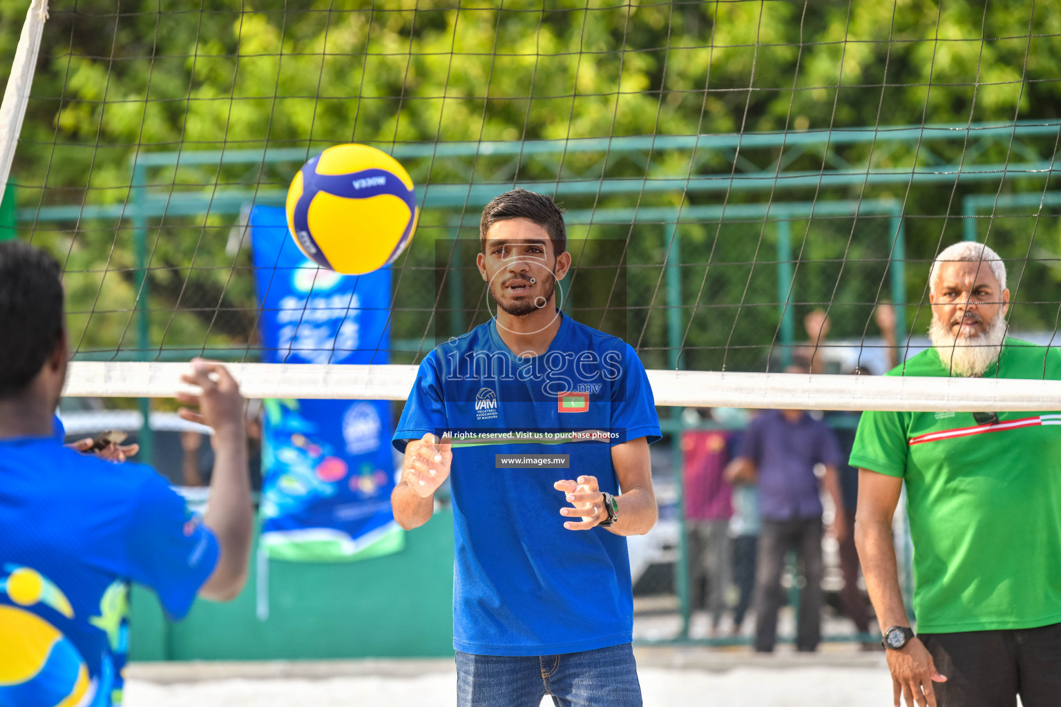 Vollyball players trainning session with Giba Photos by Nausham waheed