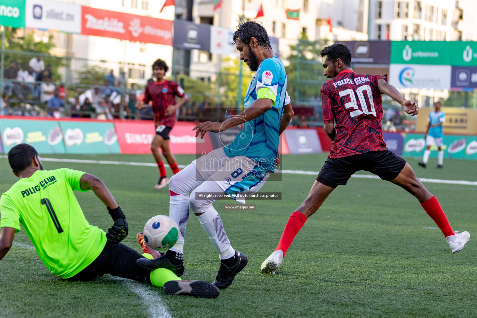 MACL vs Police Club in Club Maldives Cup 2023 held in Hulhumale, Maldives, on Saturday, 22nd July 2023. Photos: Hassan Simah / images.mv