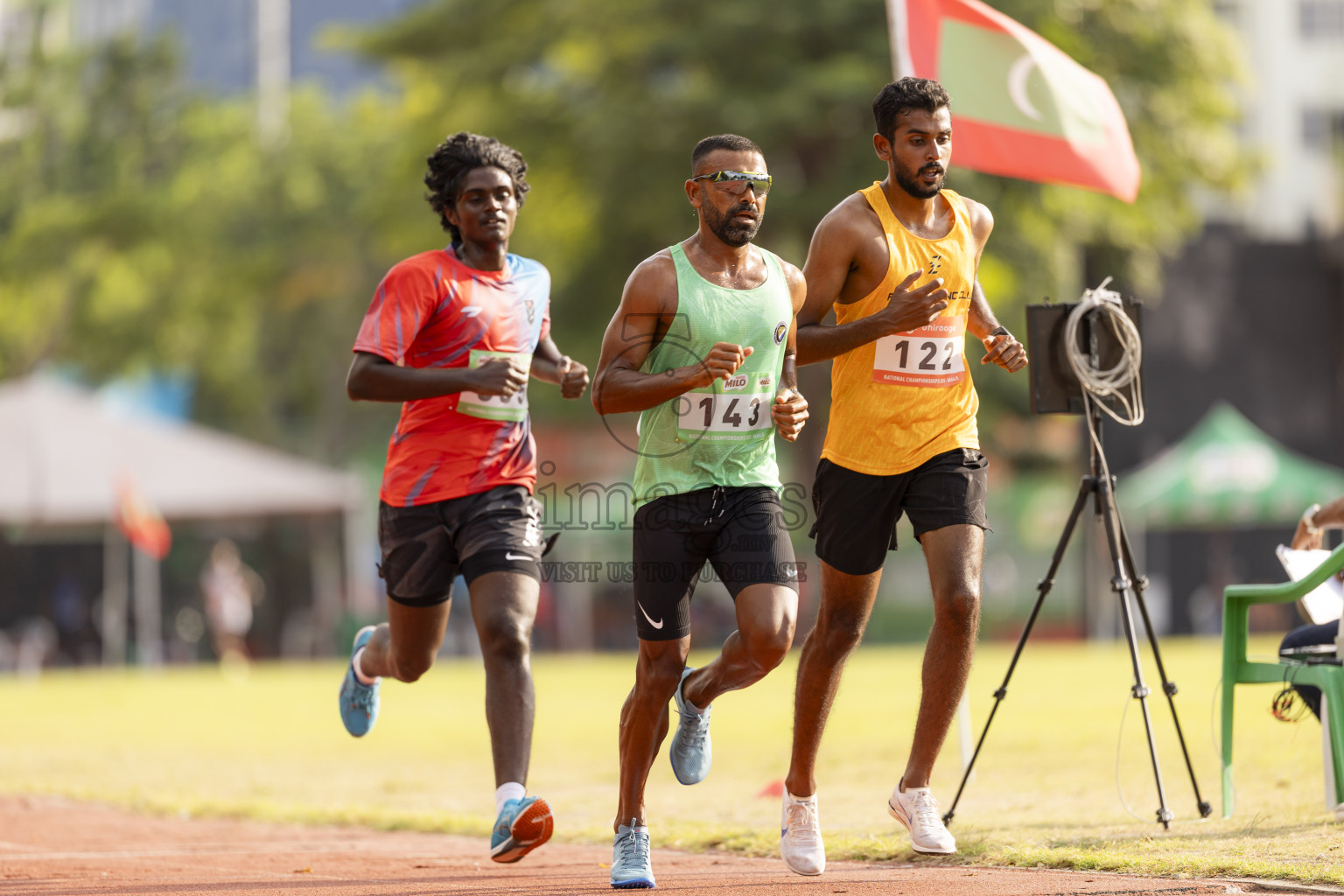 Day 1 of National Athletics Championship 2025 was held at Ekuveni Running Ground in Male', Maldives on Thursday, 14th August 2025. Photos: Hasni / images.mv