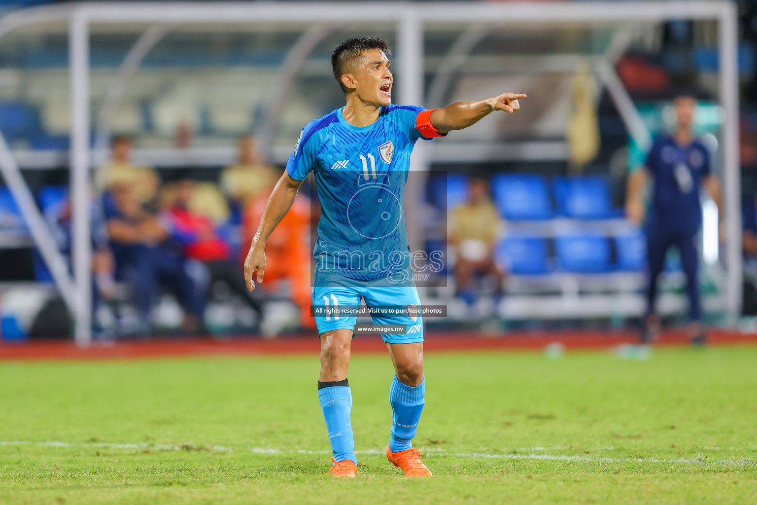 India vs Kuwait in SAFF Championship 2023 held in Sree Kanteerava Stadium, Bengaluru, India, on Tuesday, 27th June 2023. Photos: Nausham Waheed/ images.mv