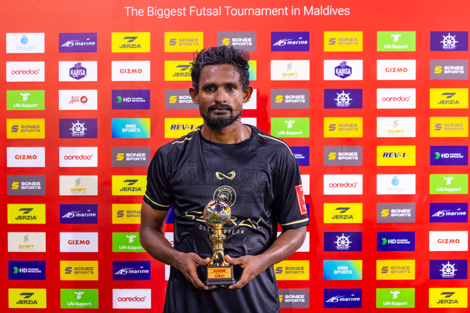 ADh Maamigili vs ADh Mandhoo in Day 16 of Golden Futsal Challenge 2024 was held on Tuesday, 30th January 2024, in Hulhumale', Maldives
Photos: Ismail Thoriq / images.mv