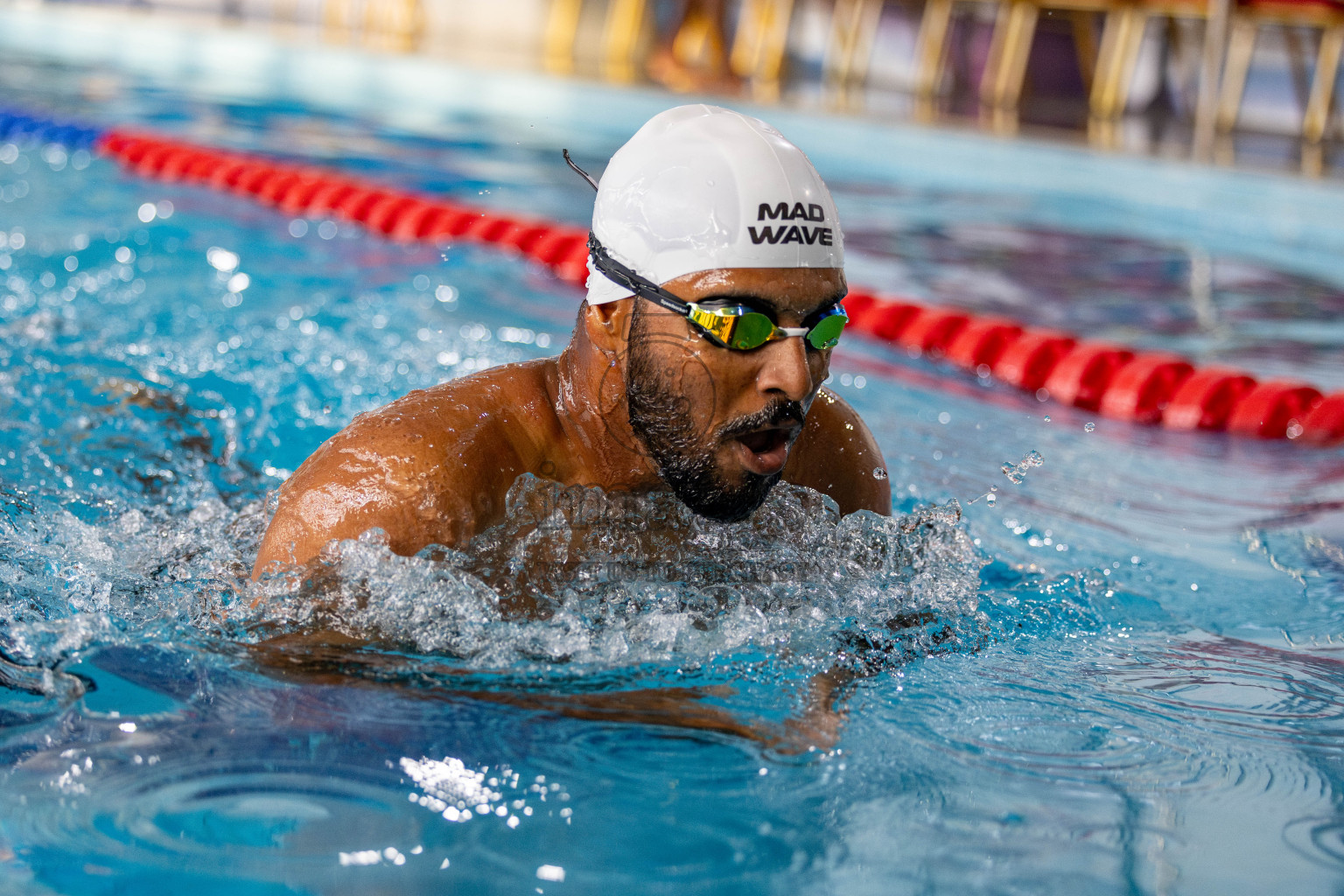 Day 6 of National Swimming Competition 2024 held in Hulhumale', Maldives on Wednesday, 18th December 2024. 
Photos: Hassan Simah / images.mv