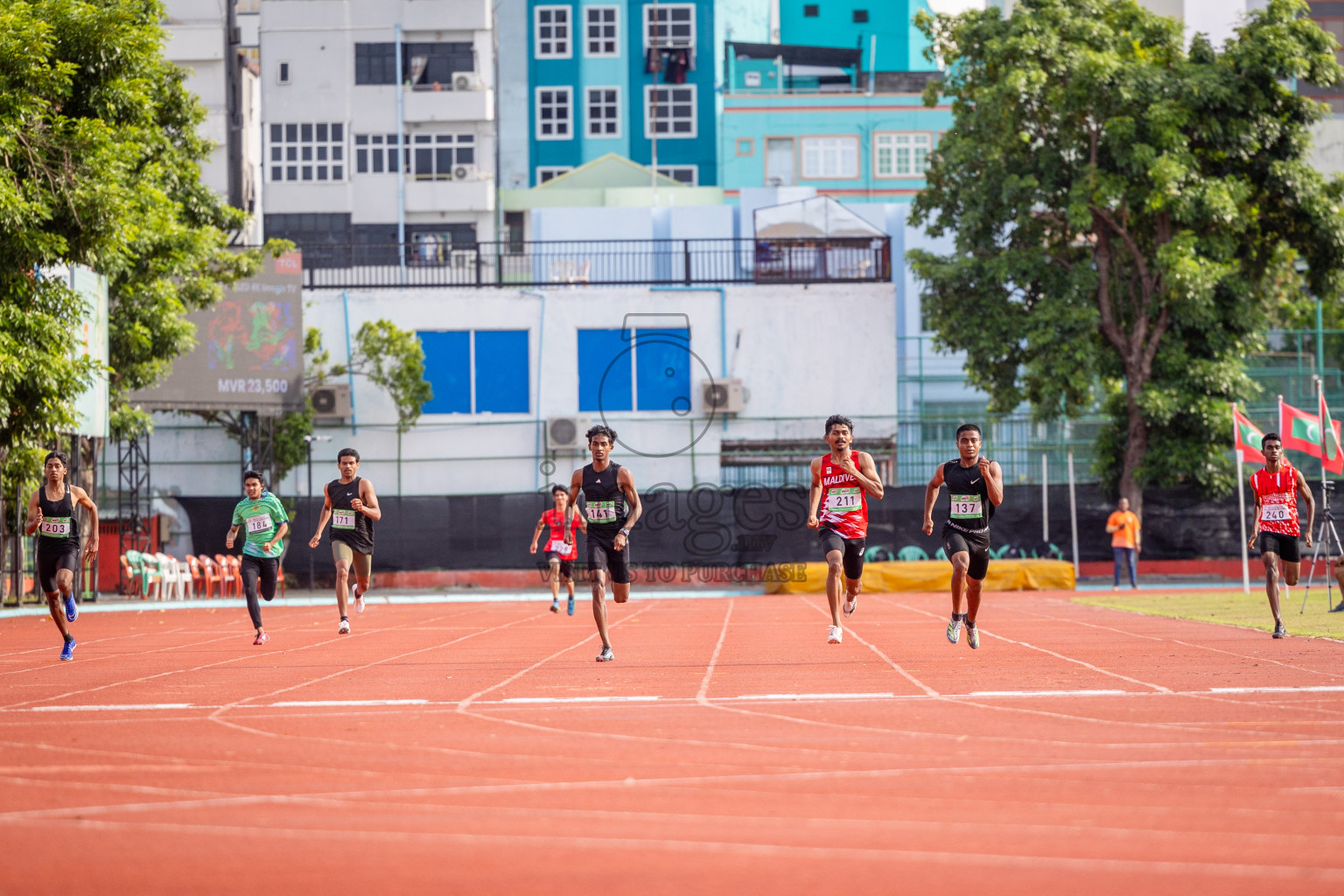 Day 2 of 33rd National Athletics Championship was held in Ekuveni Track at Male', Maldives on Friday, 6th September 2024. Photos: Shuu Abdul Sattar / images.mv