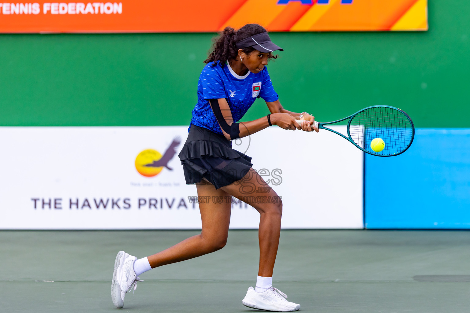 Day 7 of ATF Maldives Junior Open Tennis was held in Male' Tennis Court, Male', Maldives on Wednesday, 18th December 2024. Photos: Nausham Waheed/ images.mv