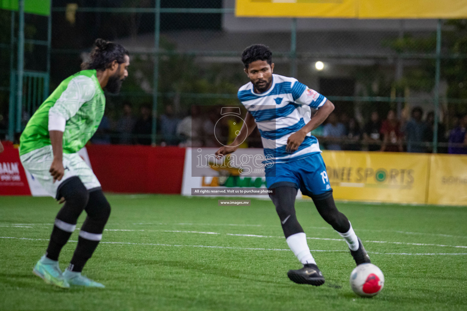 Club AVSEC vs TEAM DJA in Club Maldives Cup 2022 was held in Hulhumale', Maldives on Sunday, 9th October 2022. Photos: Hassan Simah / images.mv